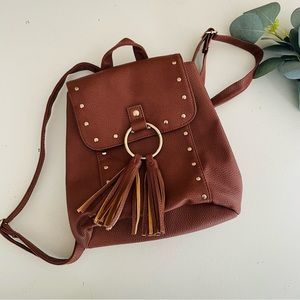 Justice Faux Leather Mini Backpack